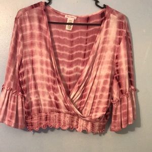 Pink Tie Dye Shirt